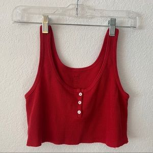 SOLD🥰 BRANDY MELVILLE| J GALT RED TANK❣️